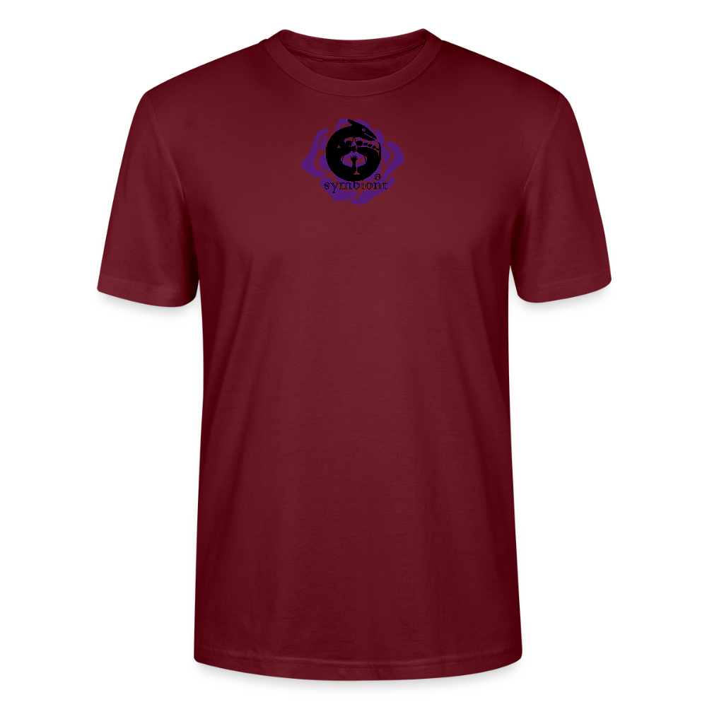 Basic Organic T - burgundy