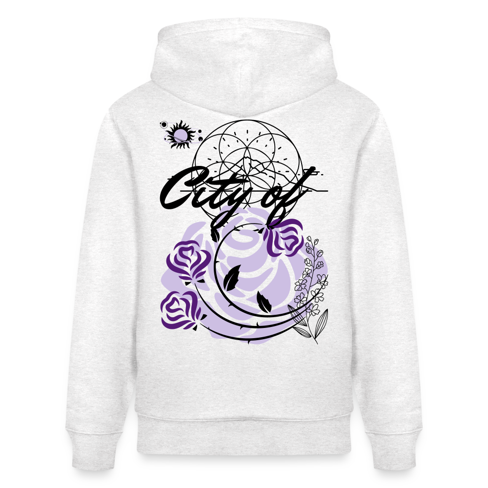 City of roses - Organic Hoodie - light heather gray