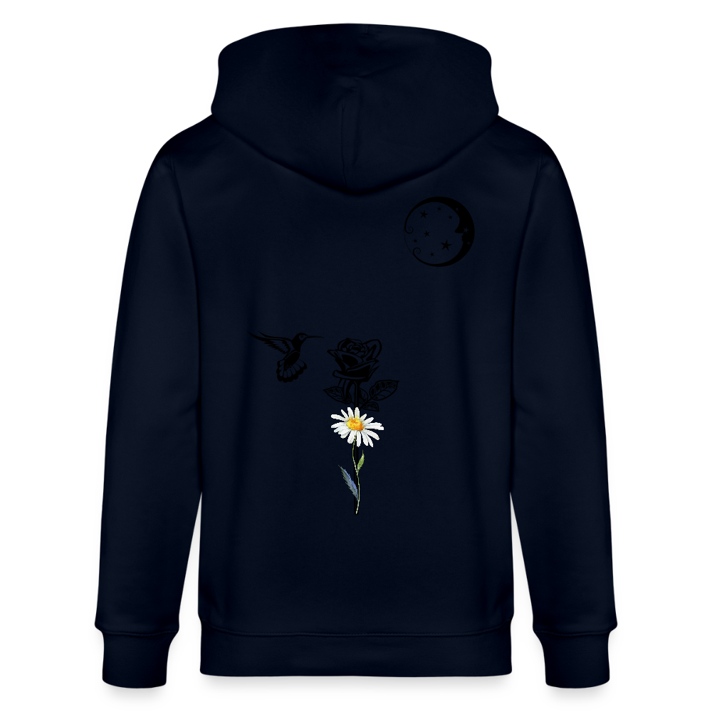 Daisy - Organic Zip Hoodie - french navy
