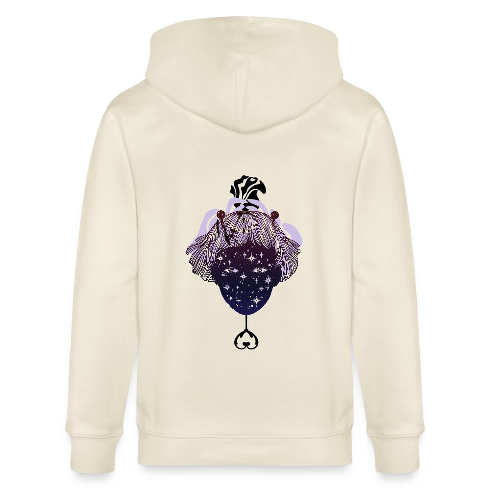 Universe within - Organic Zip Hoodie - natural raw