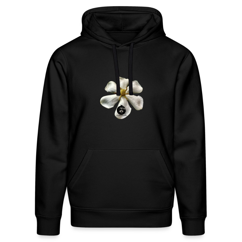 Gardenia Unisex Organic Hoodie - black