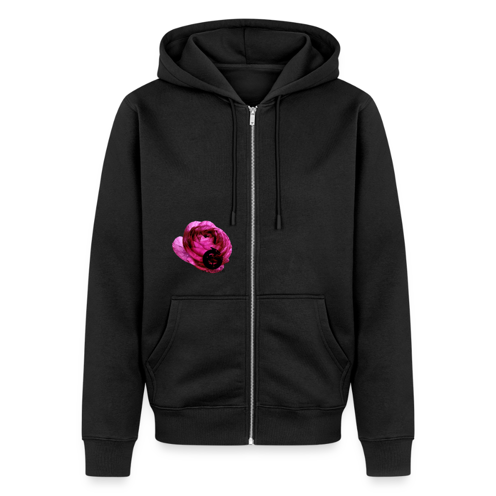 Organic Zip Hoodie ::: - black