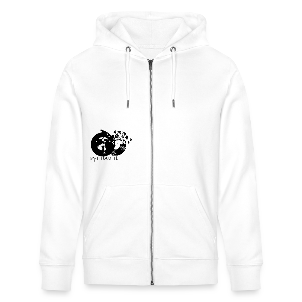 Dance - Organic Zip Hoodie - white