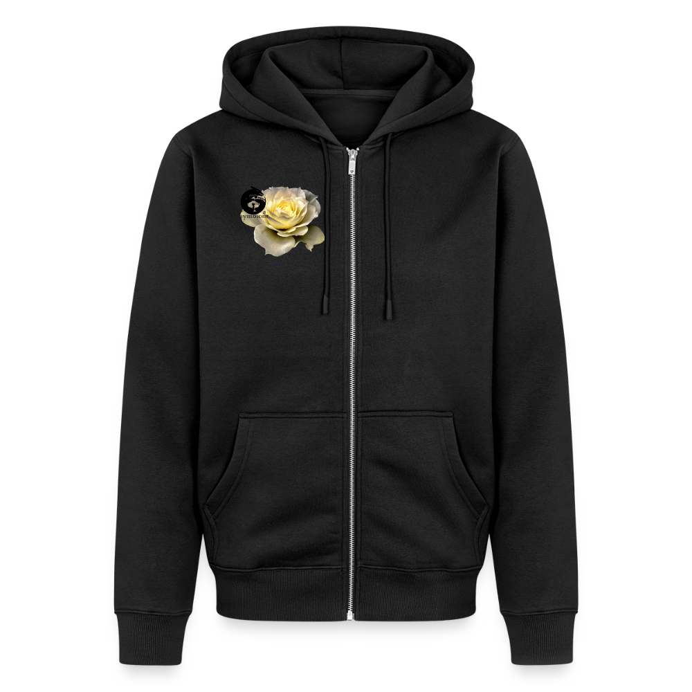 Organic Zip Hoodie :::: - black