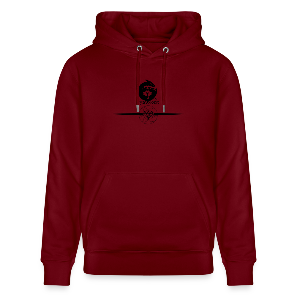 Capitalism - Organic Hoodie - burgundy