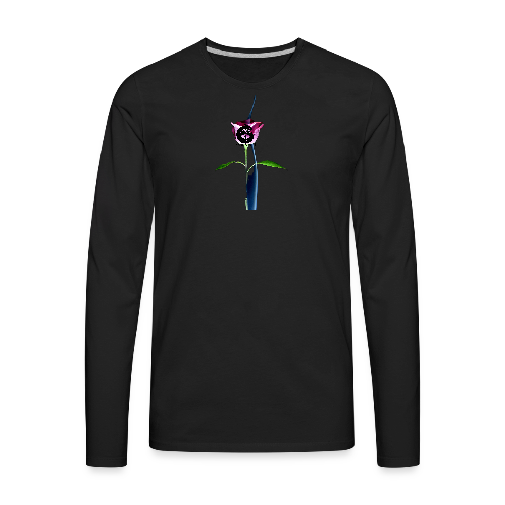 Smoke & Roses ::::: :: Mens Style Long Sleeve - black