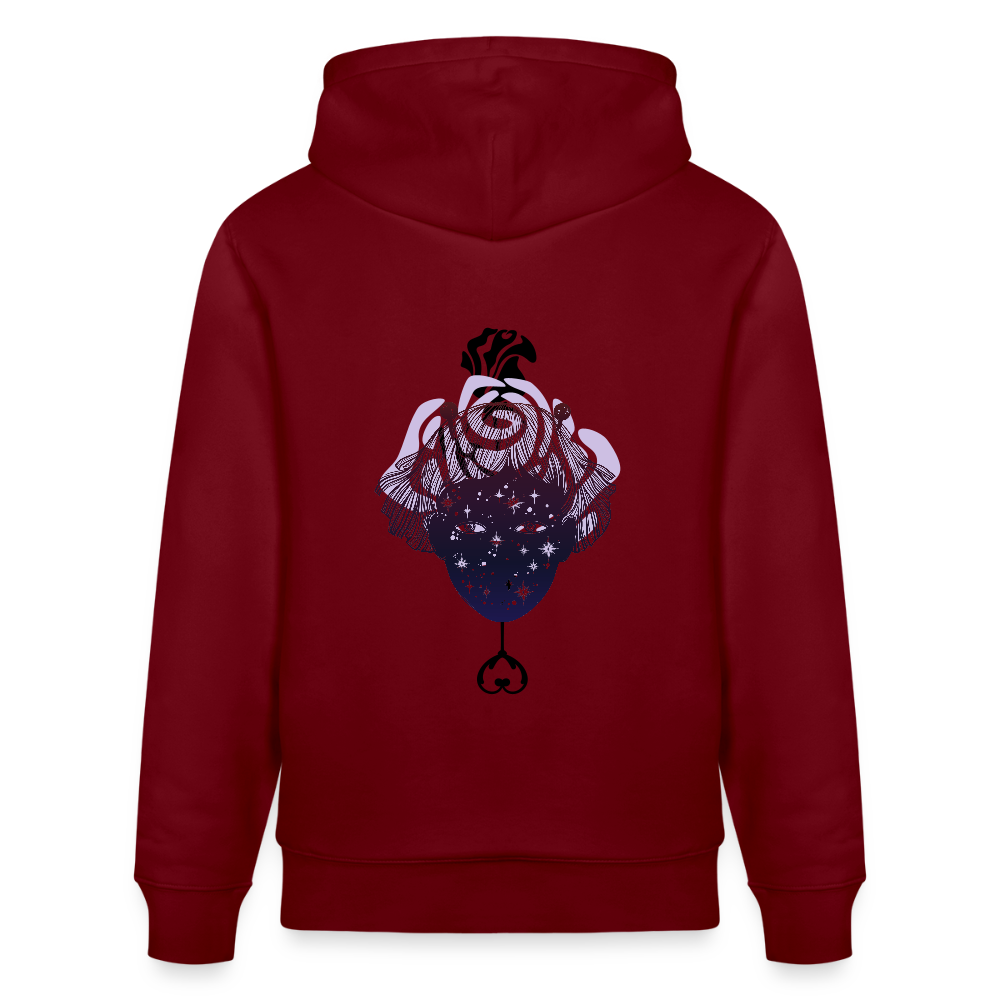 Universe within - Organic Hoodie - burgundy