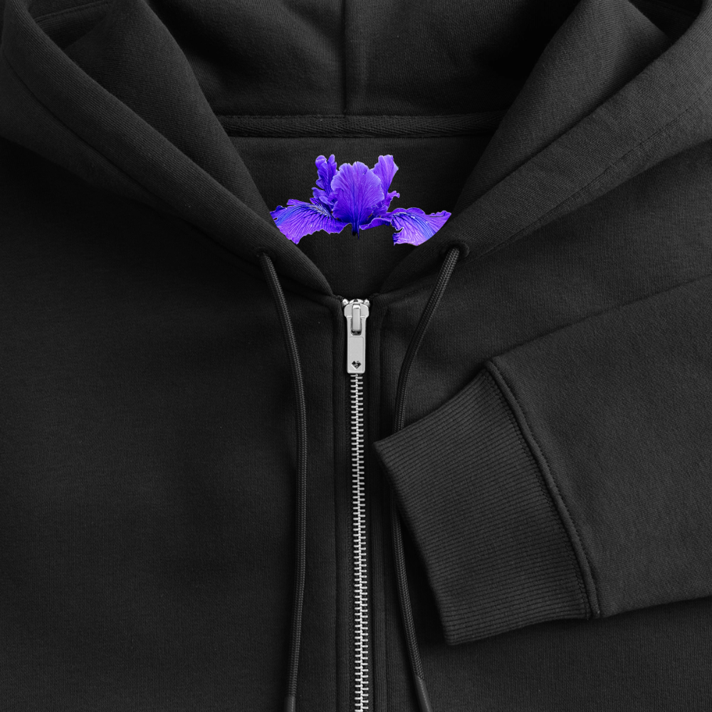 Capitalism ::::: Organic Zip Hoodie - black