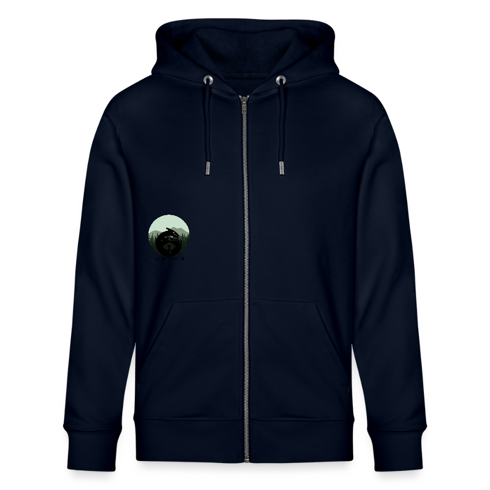 Evolve - Organic Zip Hoodie - french navy
