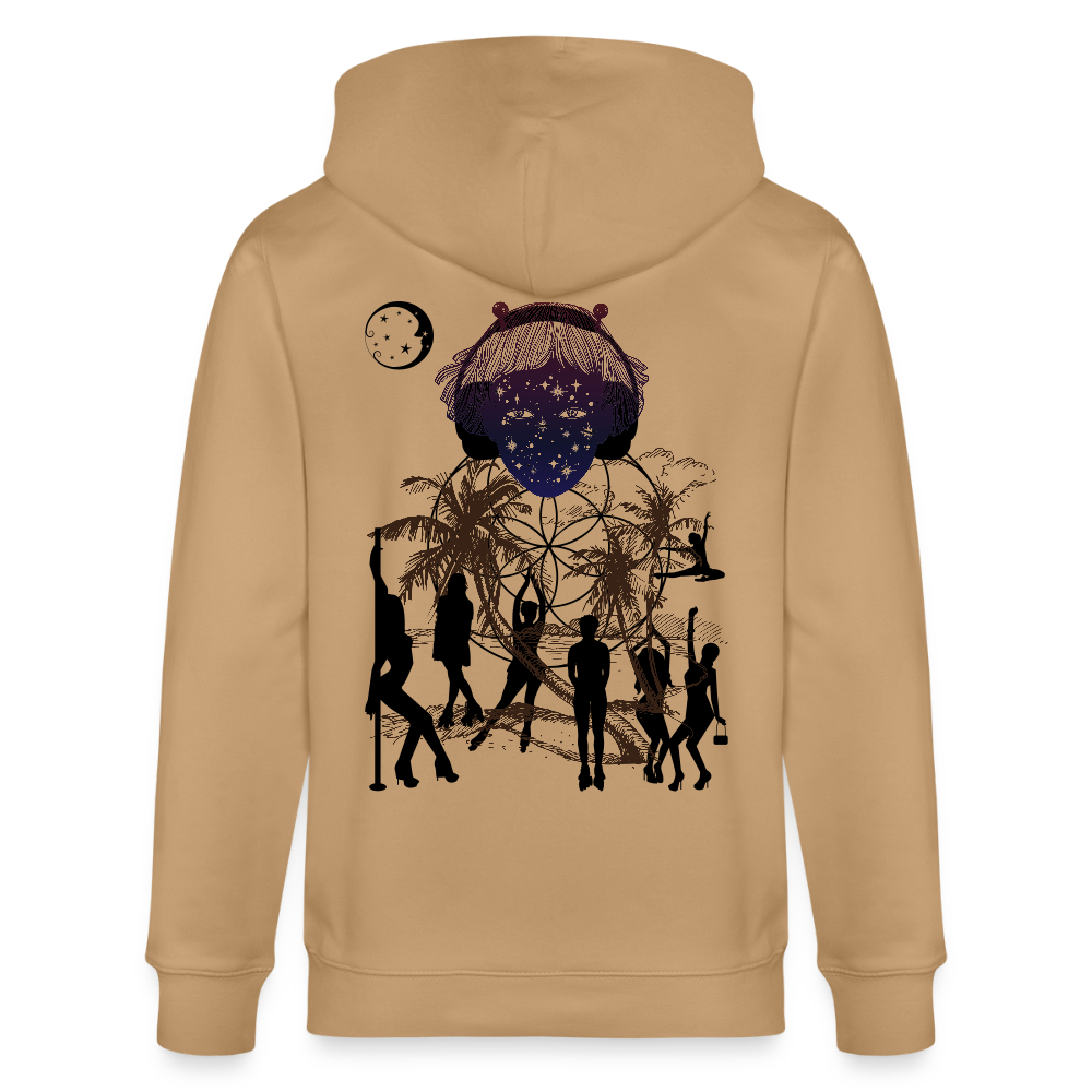 Dance - Organic Zip Hoodie - latte