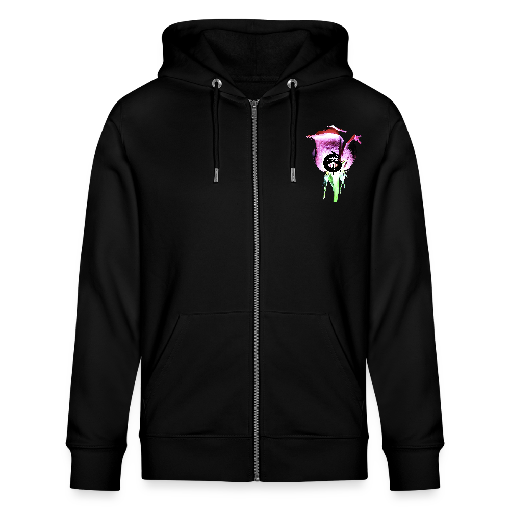 Organic Zip Hoodie ::::: - black