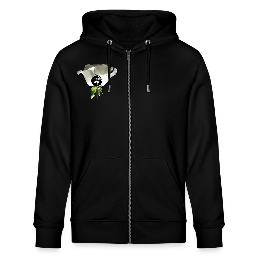 Organic Zip Hoodie ::::: ::: - black