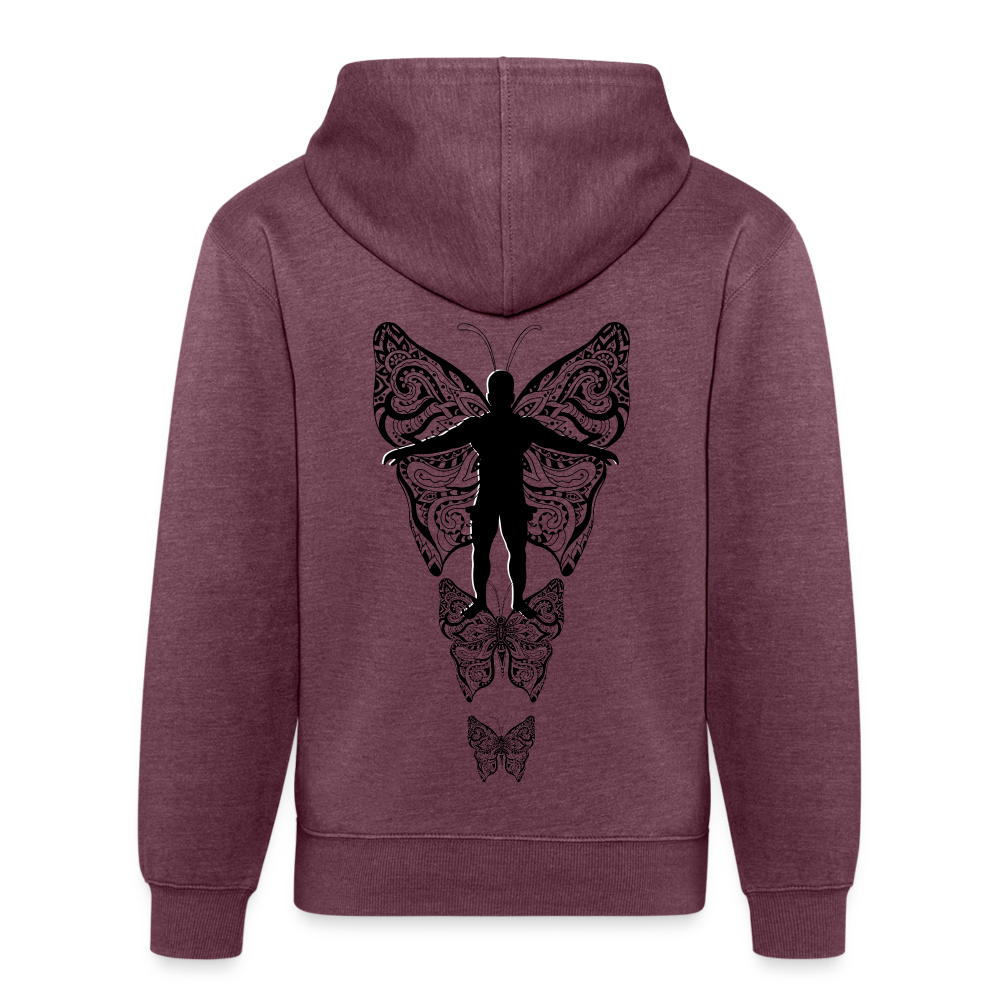 Evolve - Unisex Organic Hoodie - heather burgundy