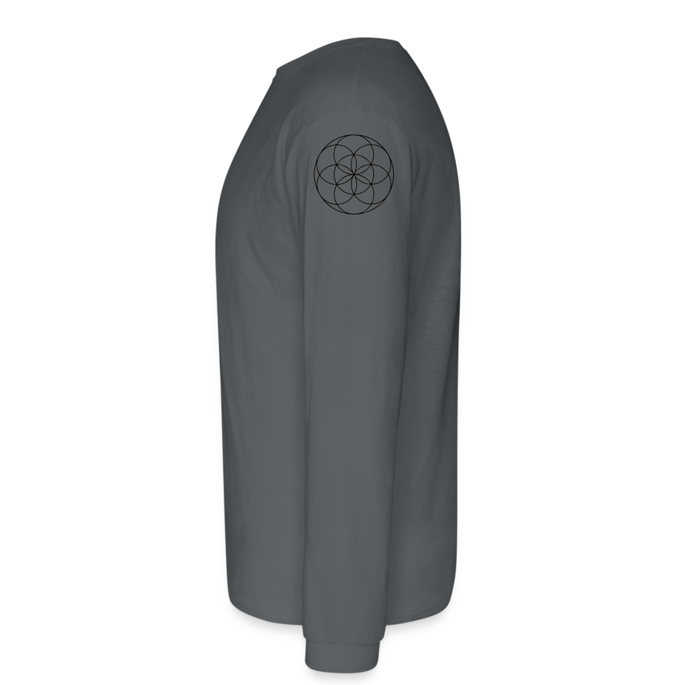 Universe within Long Sleeve T - charcoal
