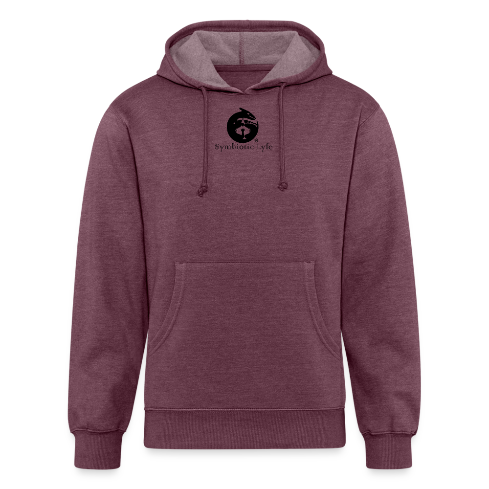 ROSE - Unisex Organic Hoodie - heather burgundy