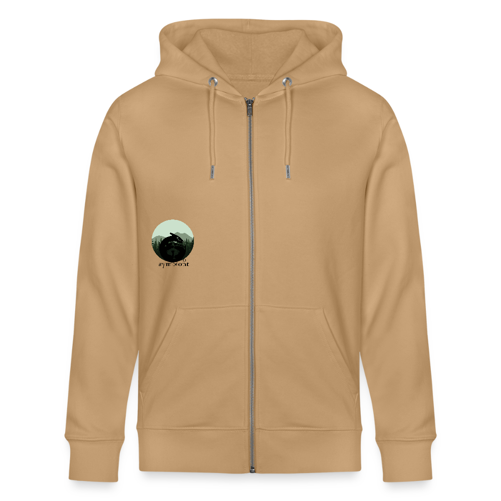 Evolve - Organic Zip Hoodie - latte