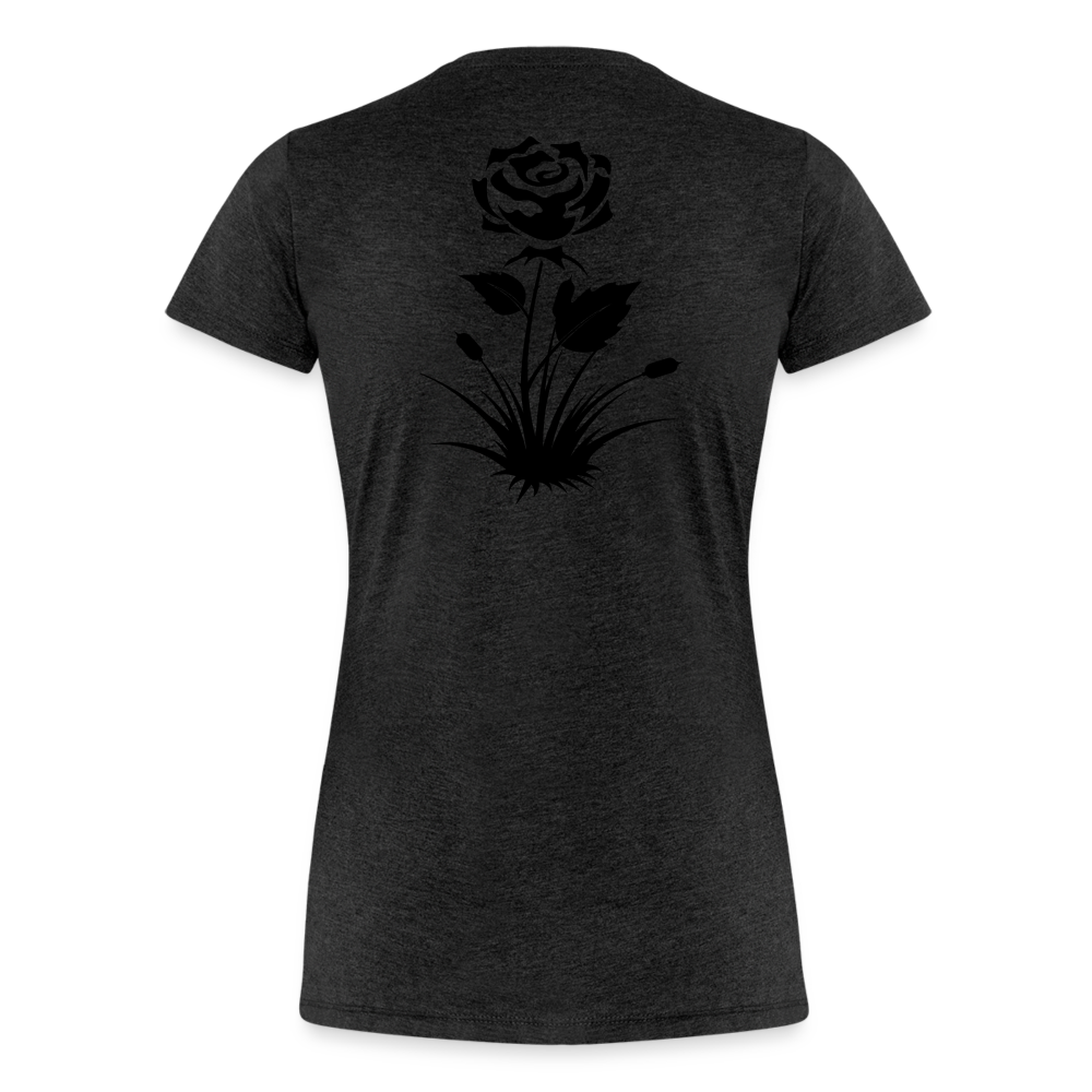 ROSE - Womens Organic T - charcoal grey