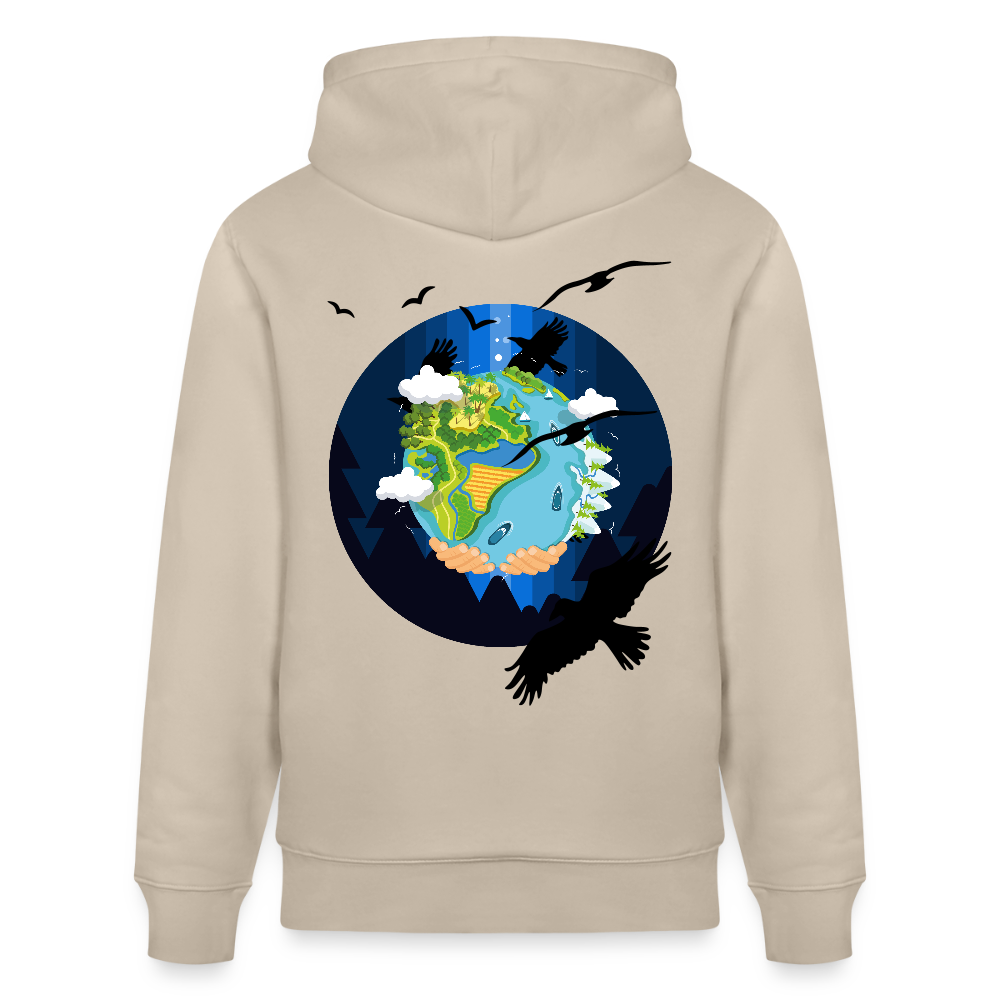 Earth Love - Organic Hoodie - dust