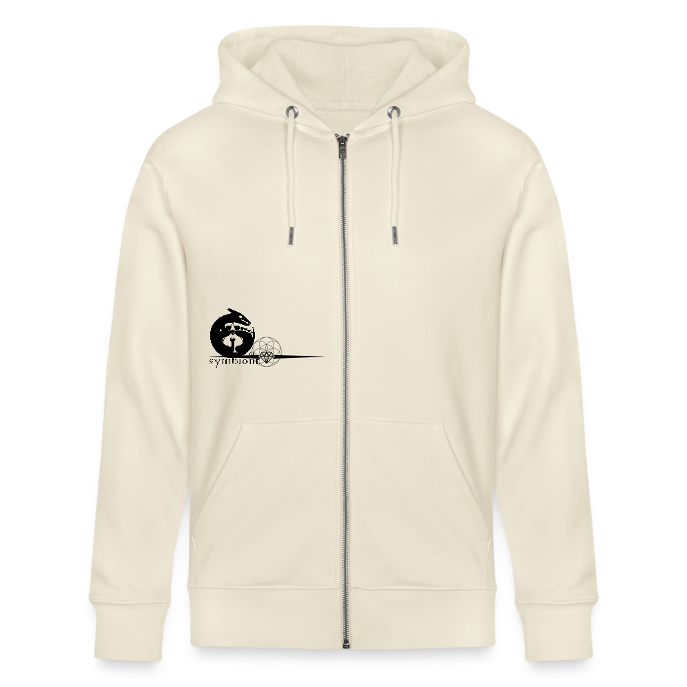 Capitalism - Organic Zip Hoodie - natural raw