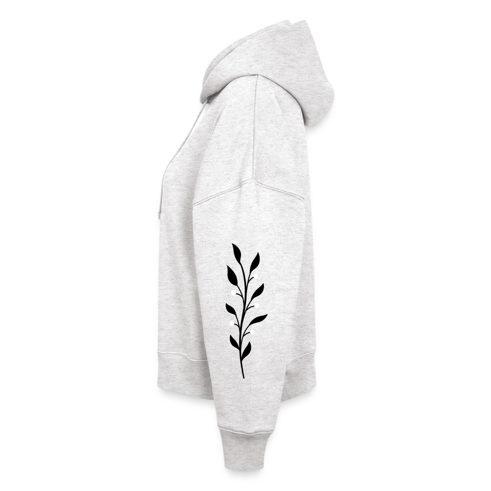 Women's Organic Hoodie - cool heather grey