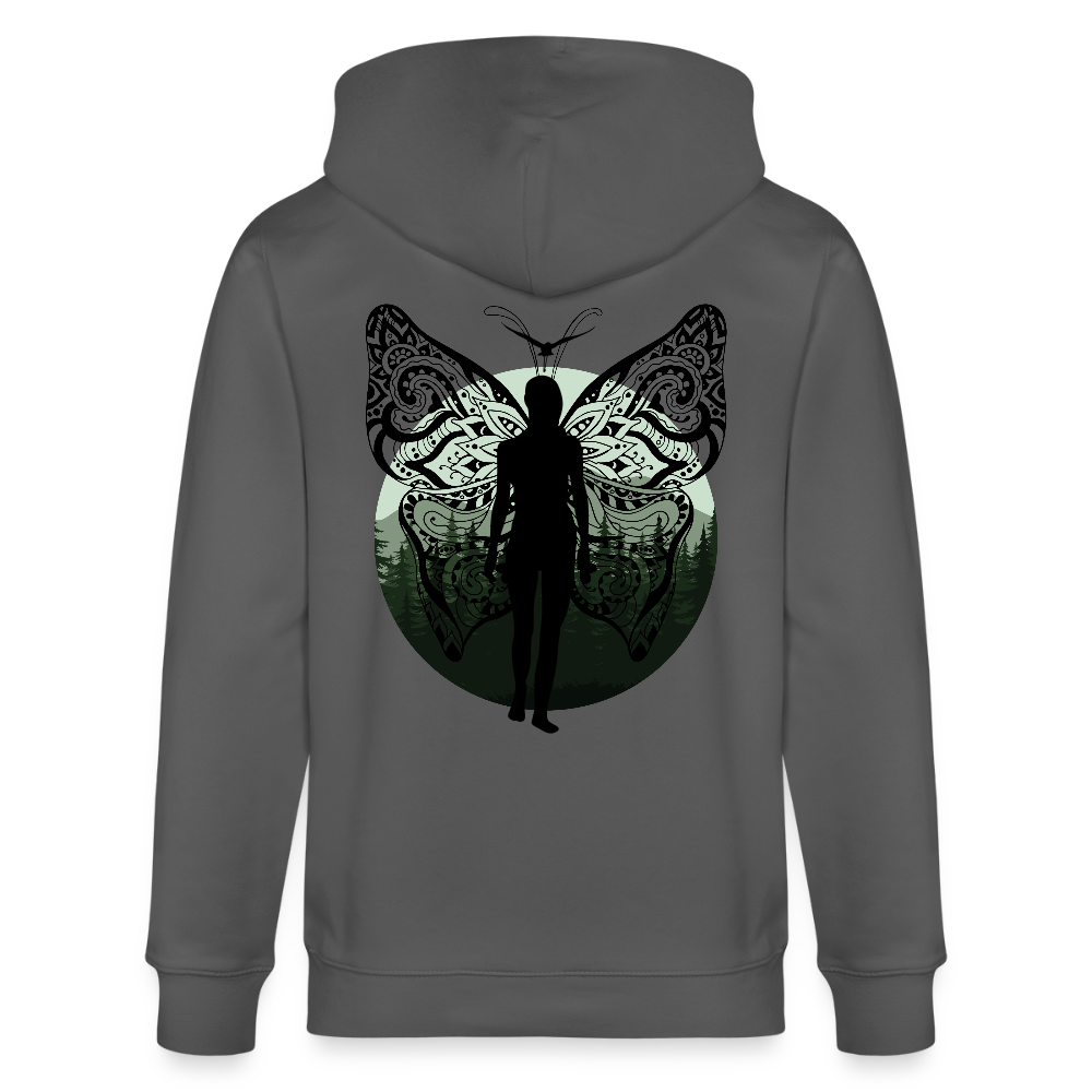 Evolve - Organic Zip Hoodie - anthracite
