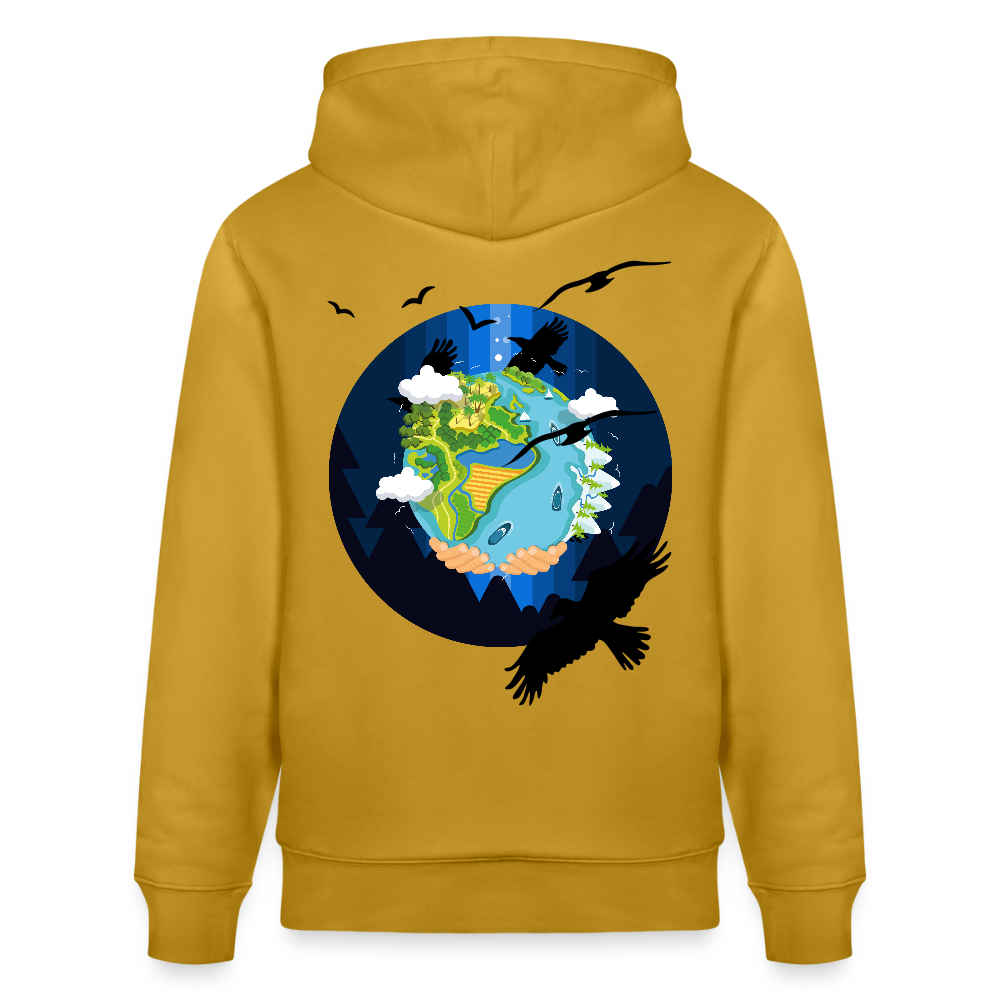Earth Love - Organic Hoodie - ochre