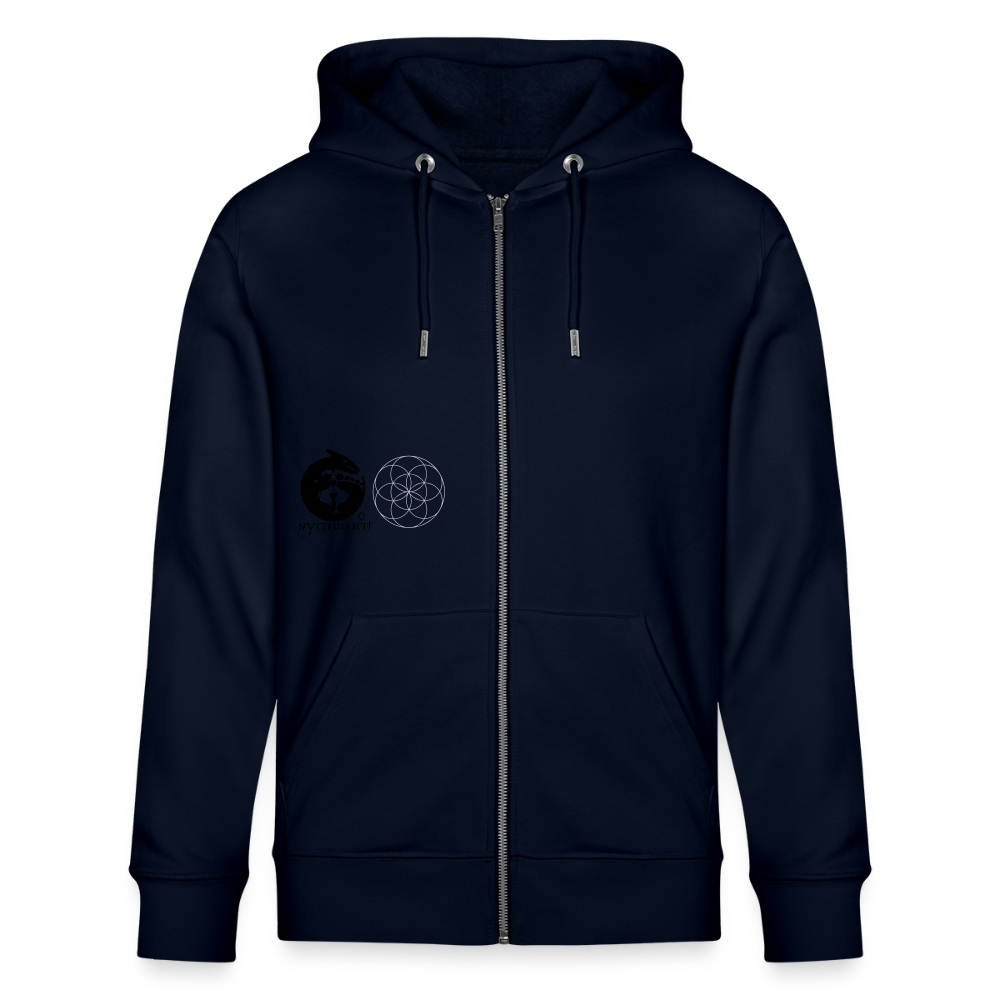 Universe within - Organic Zip Hoodie - french navy