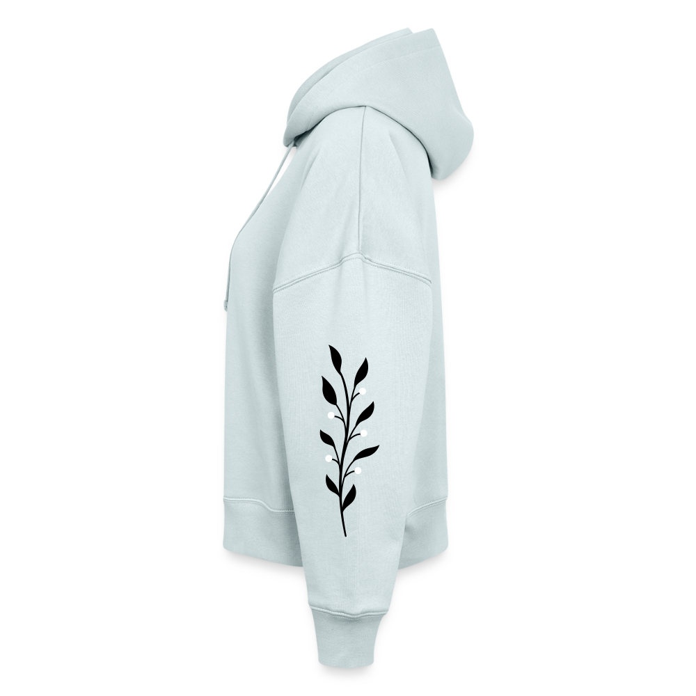 Women's Organic Hoodie - blue ice