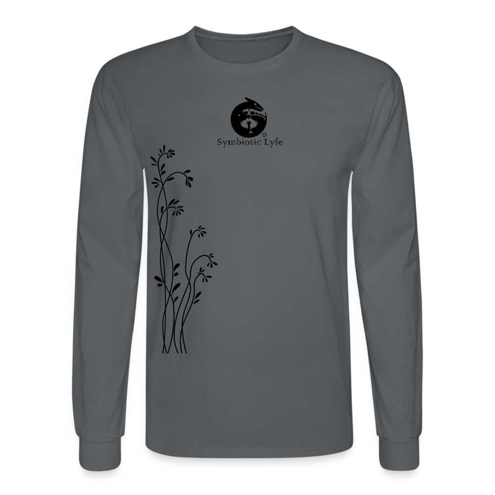 Universe within Long Sleeve T - charcoal