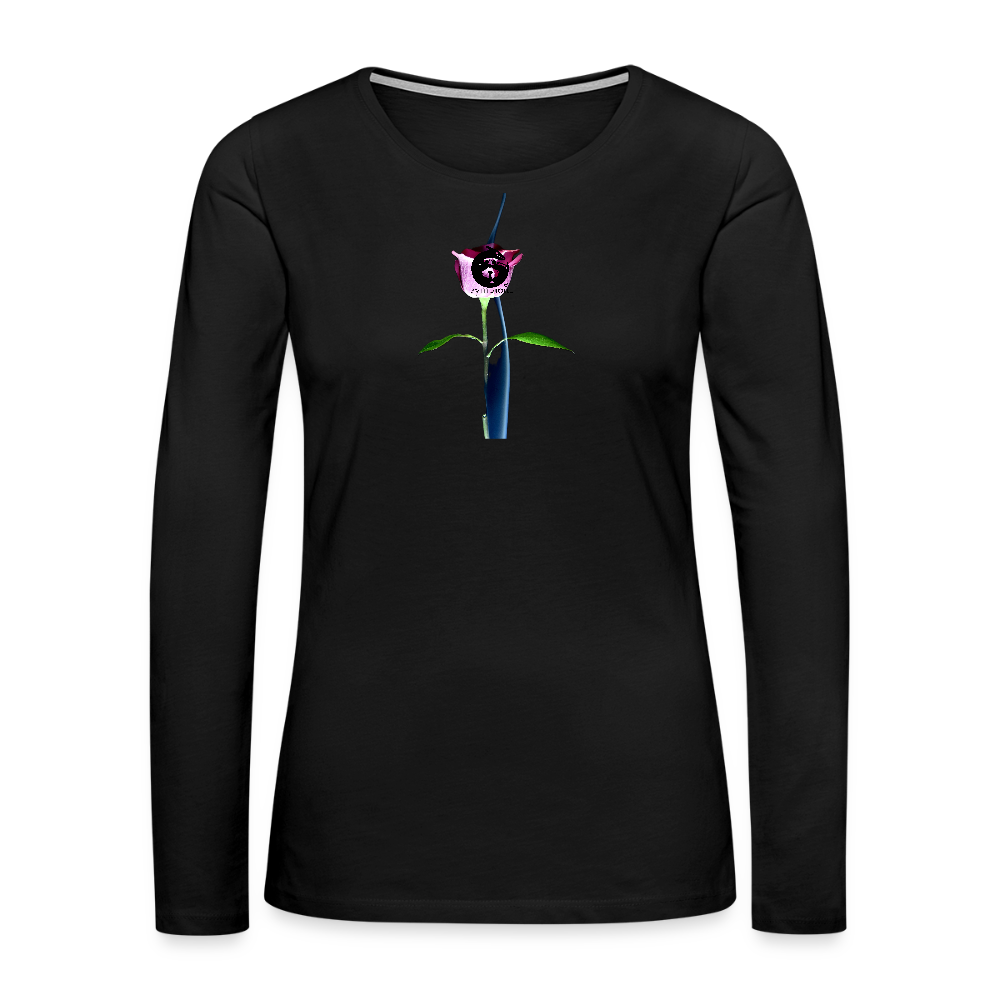 Smoke & Roses ::::: :: Women's Style Long Sleeve - black