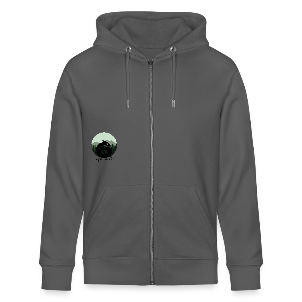Evolve - Organic Zip Hoodie - anthracite