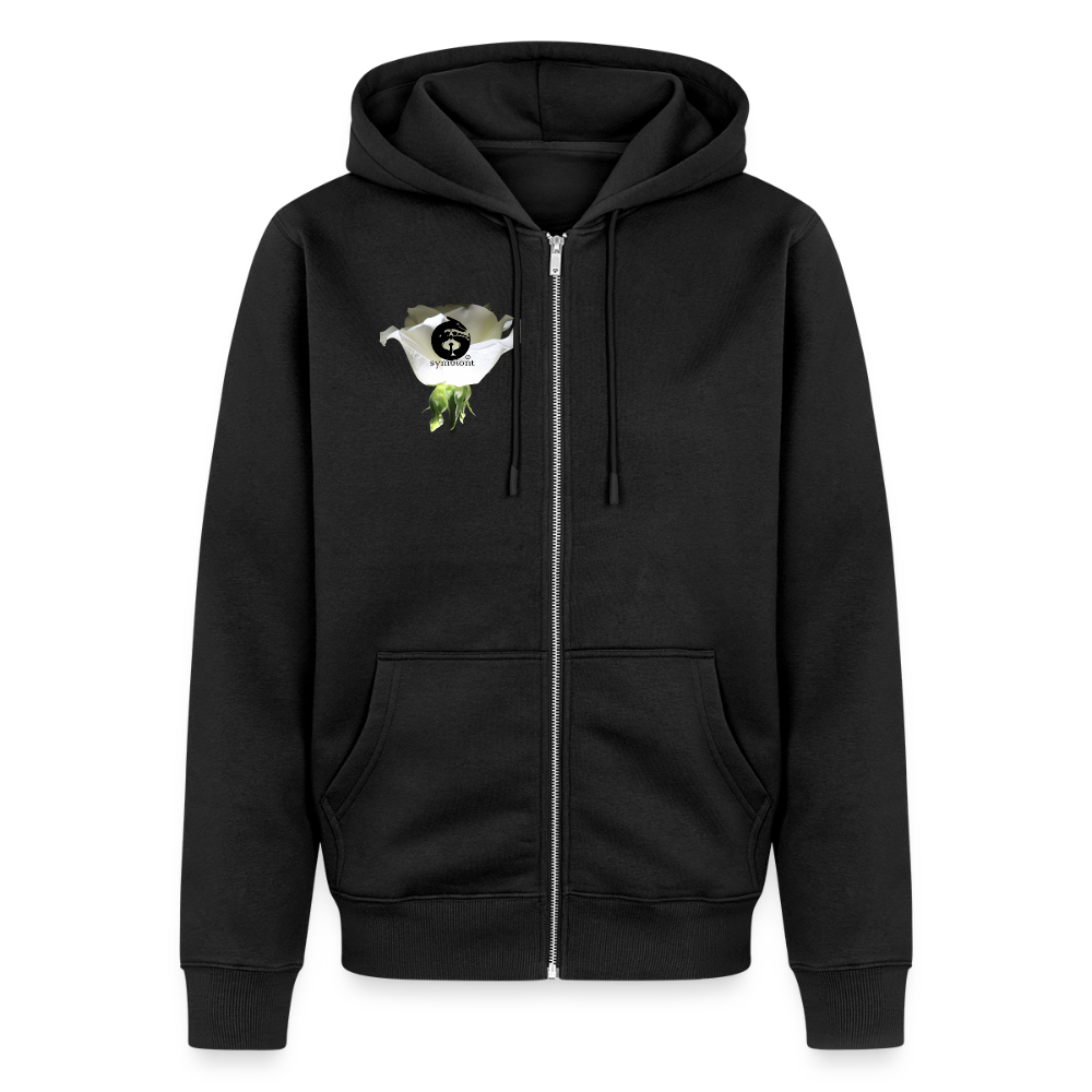 Organic Zip Hoodie ::::: ::: - black
