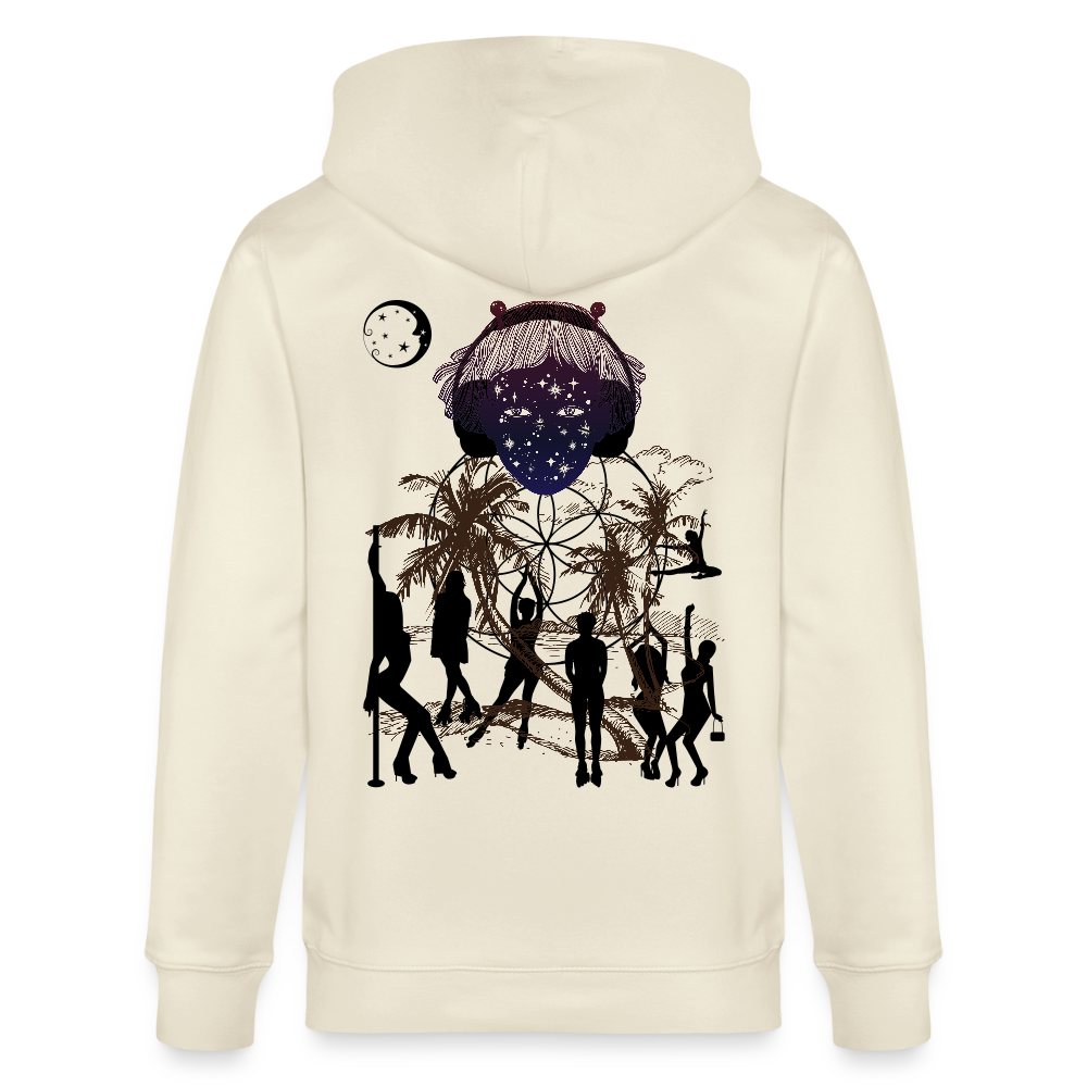 Dance - Organic Zip Hoodie - natural raw