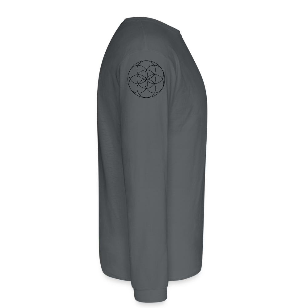Universe within Long Sleeve T - charcoal