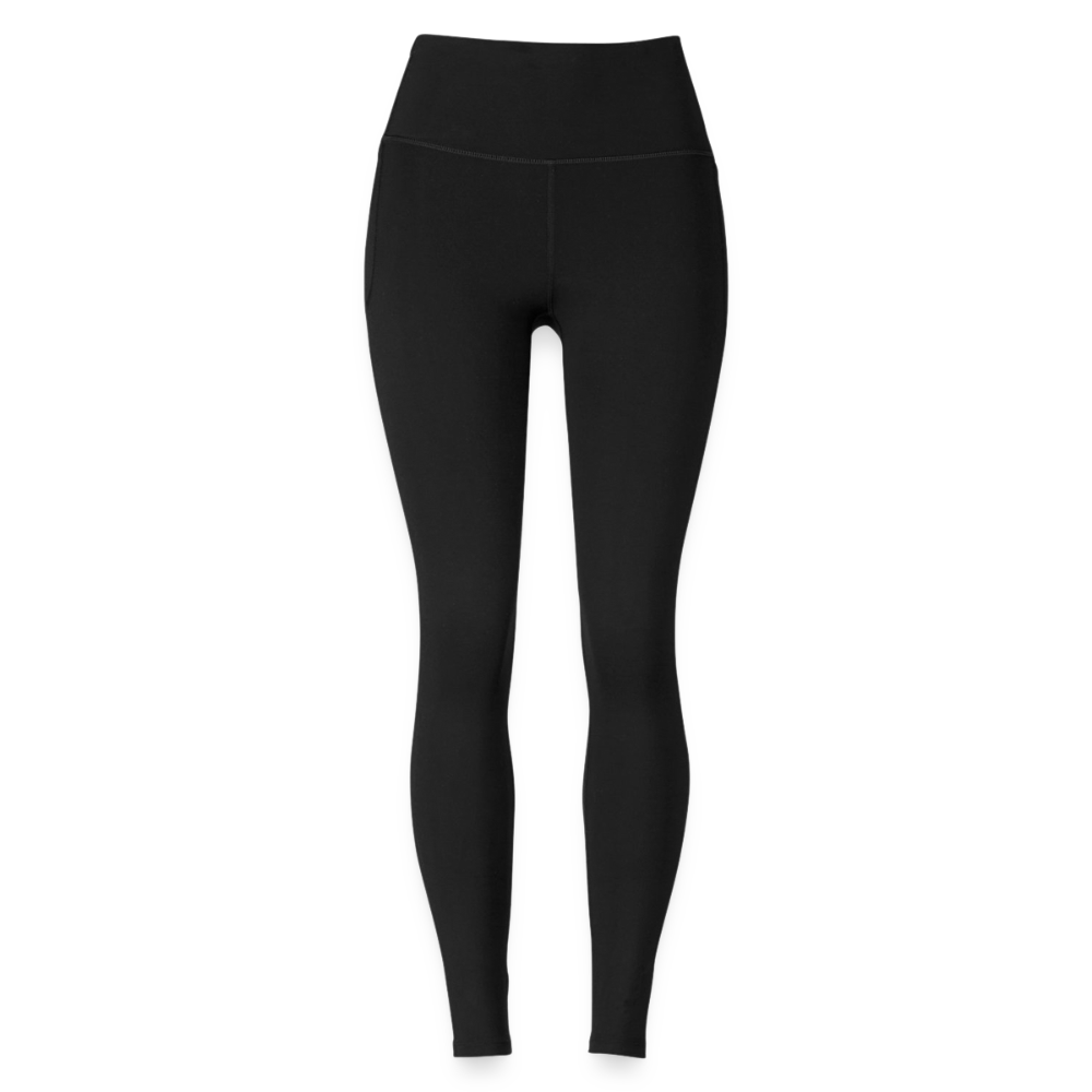 Lavender Leaf - Under Armor Motion Ankle Legging - black
