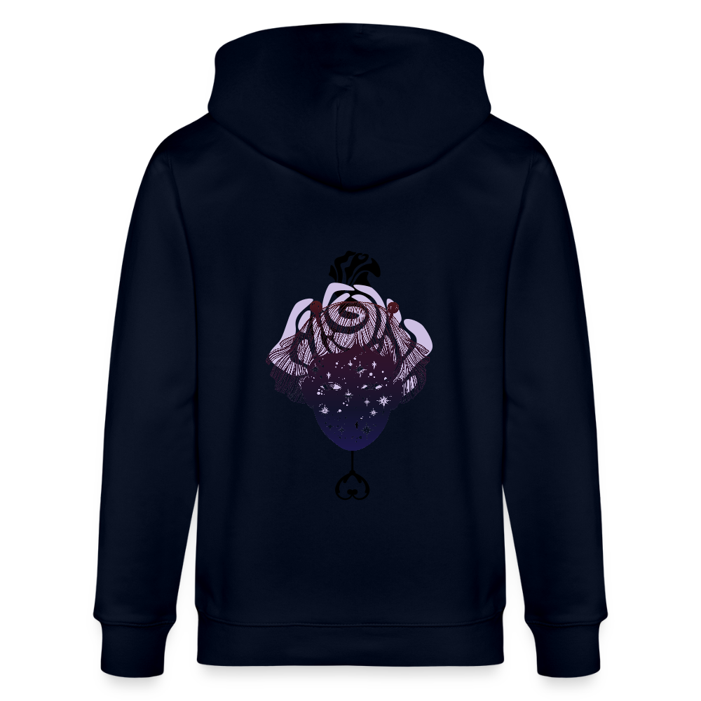 Universe within - Organic Zip Hoodie - french navy