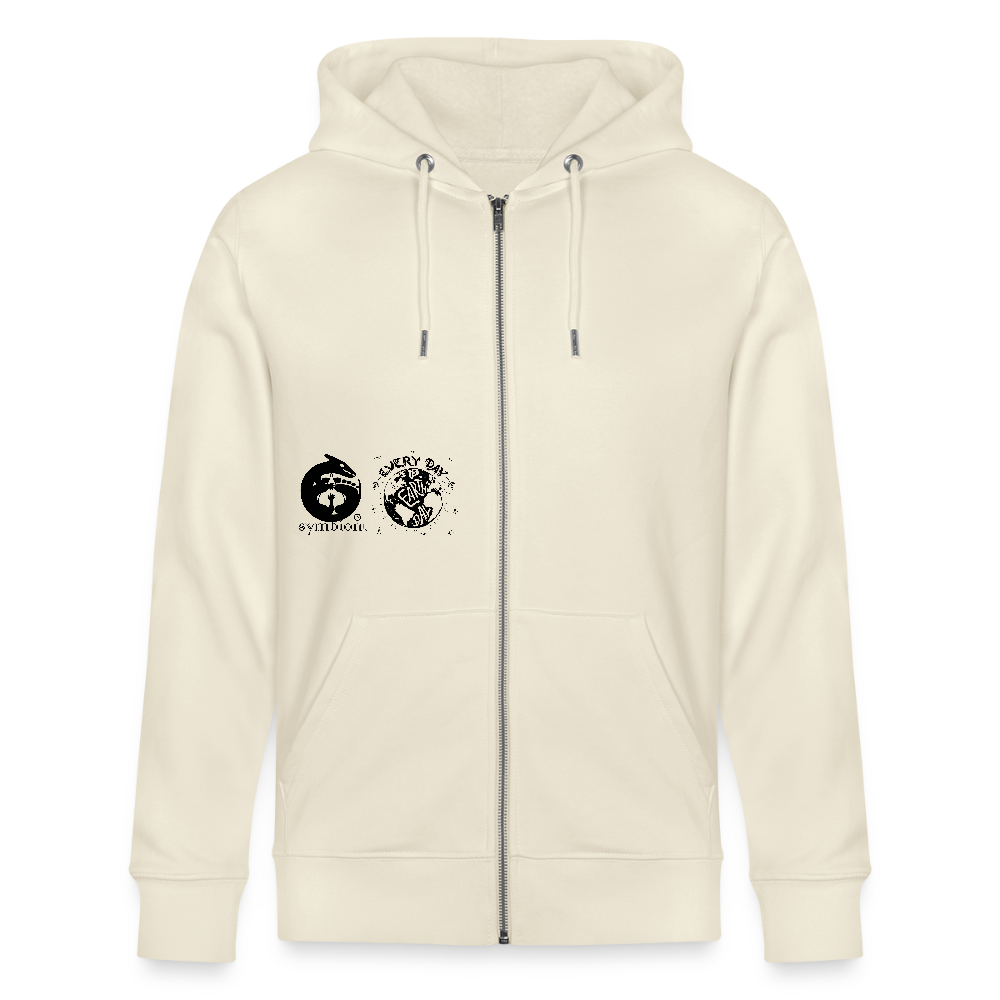 Earth Love - Organic Zip Hoodie - natural raw