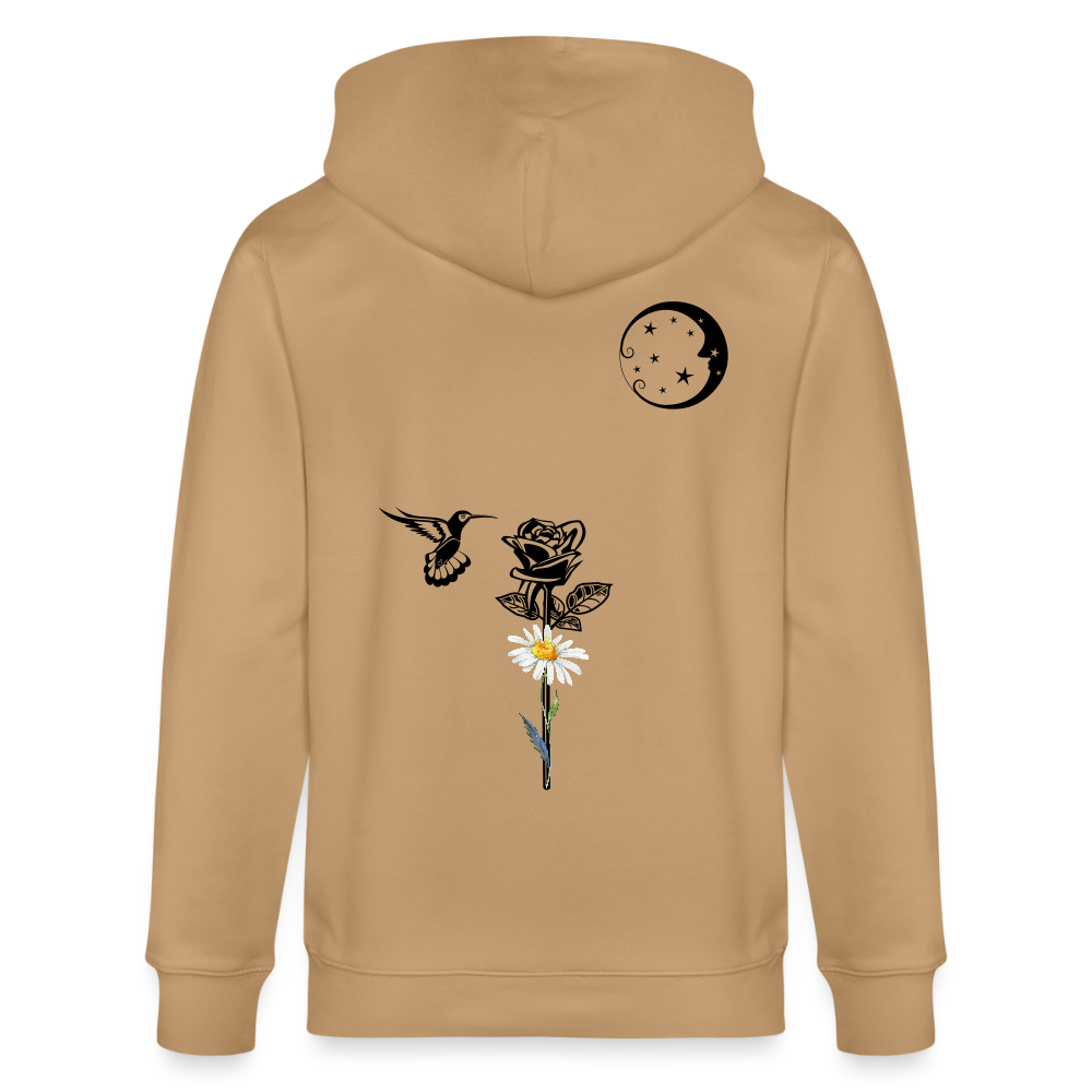 Daisy - Organic Zip Hoodie - latte