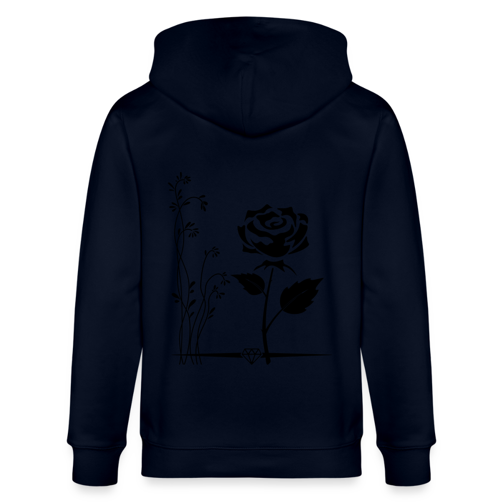 Capitalism - Organic Zip Hoodie - french navy