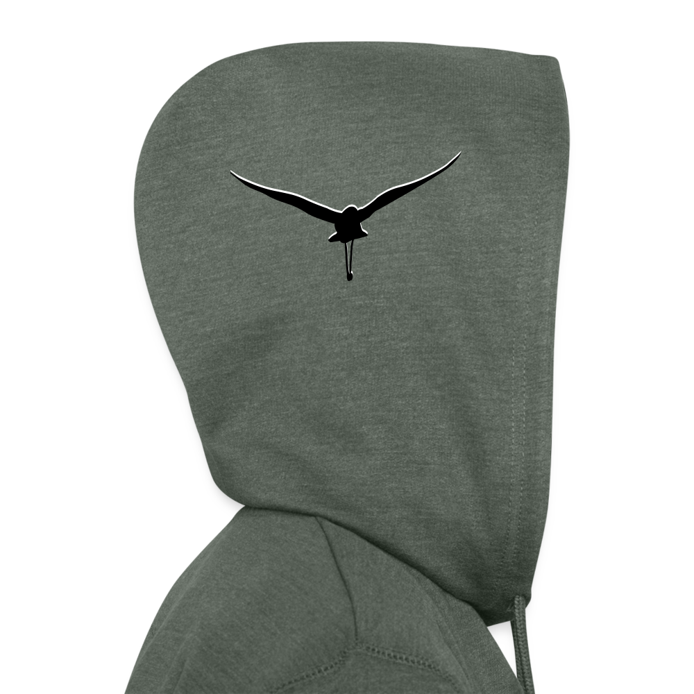 The Birds - Unisex Organic Hoodie - heather military green