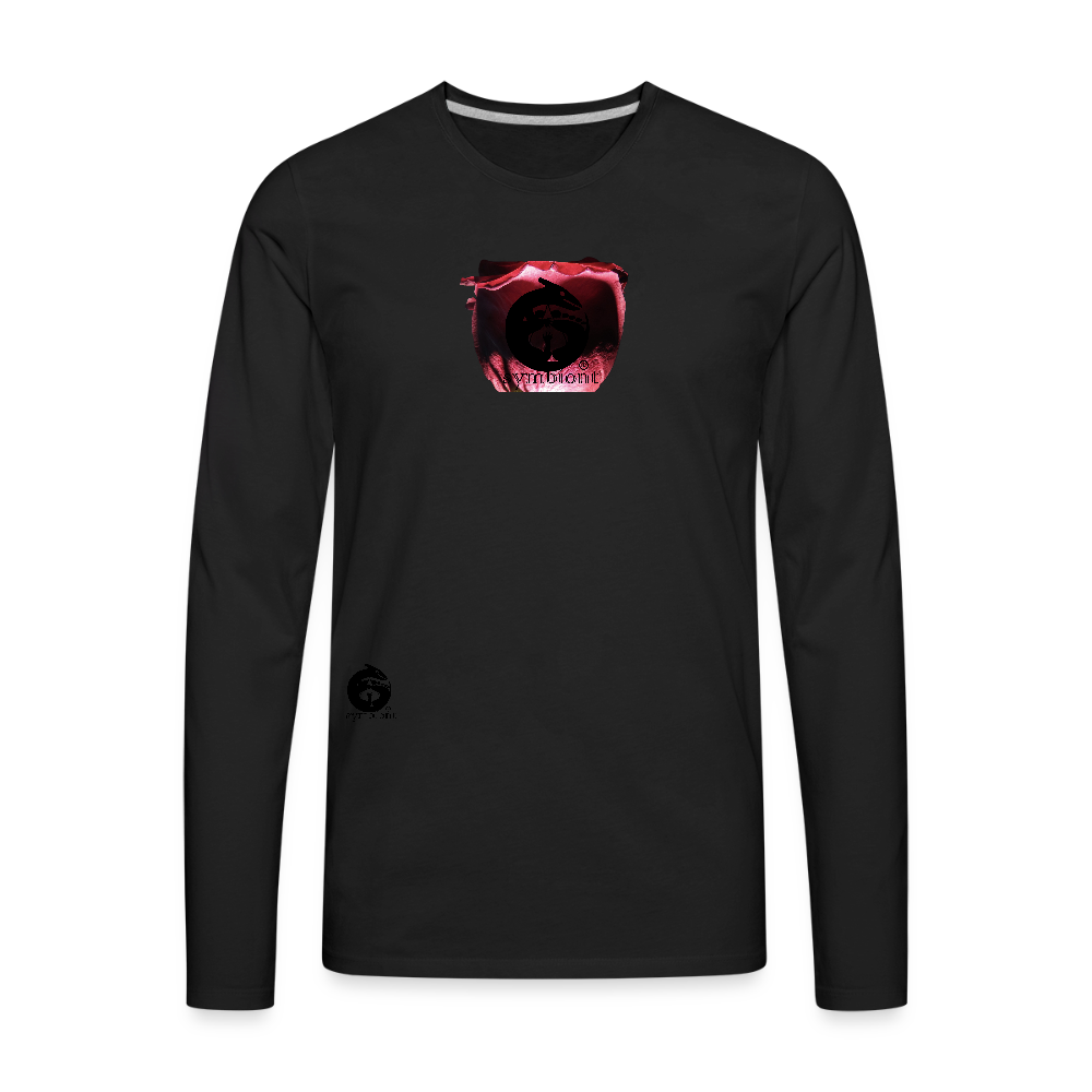 Smoke & Roses ::: Mens Style Long Sleeve - black