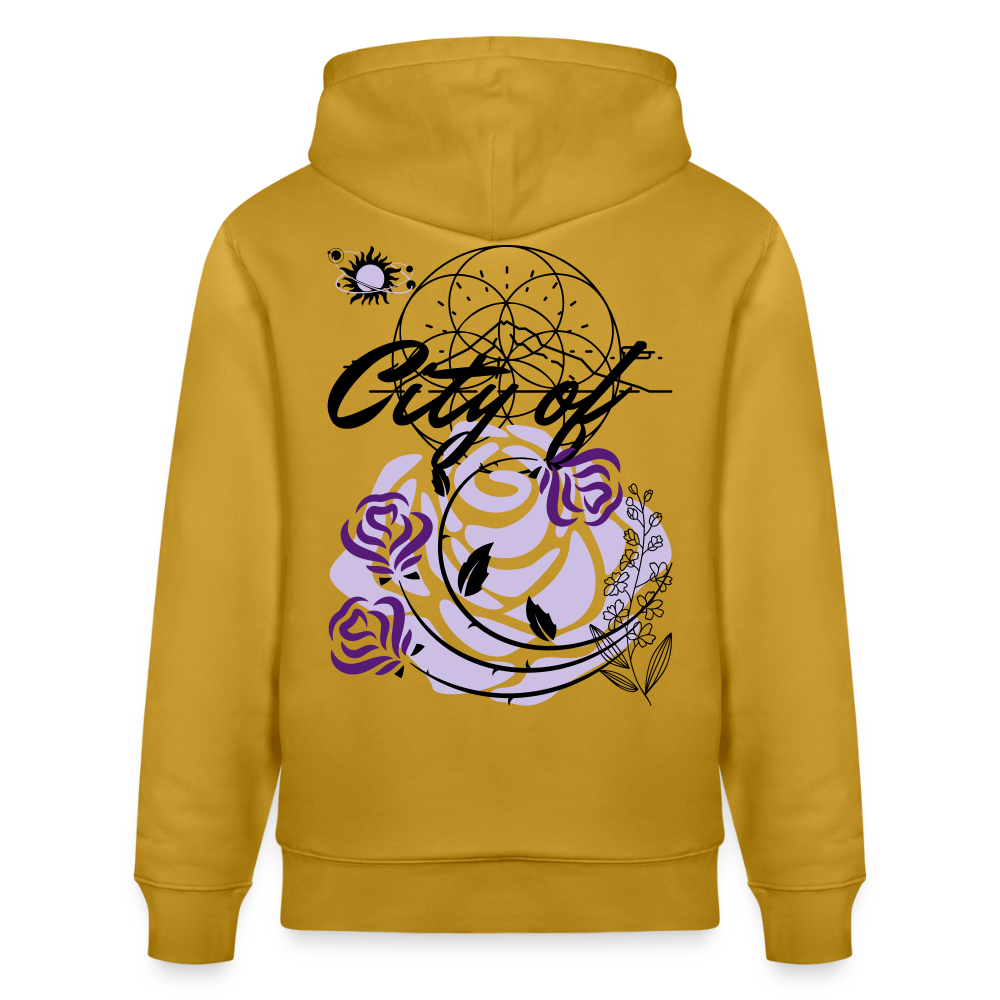 City of roses - Organic Hoodie - ochre