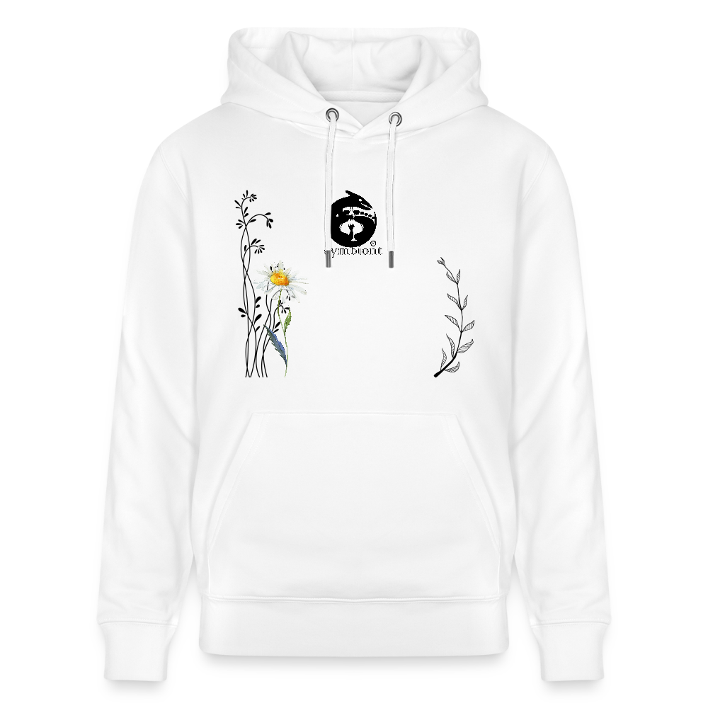 Daisy - Organic Hoodie - white