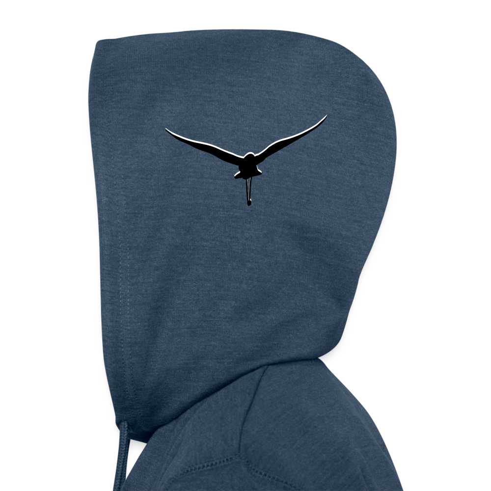 The Birds - Unisex Organic Hoodie - heather navy