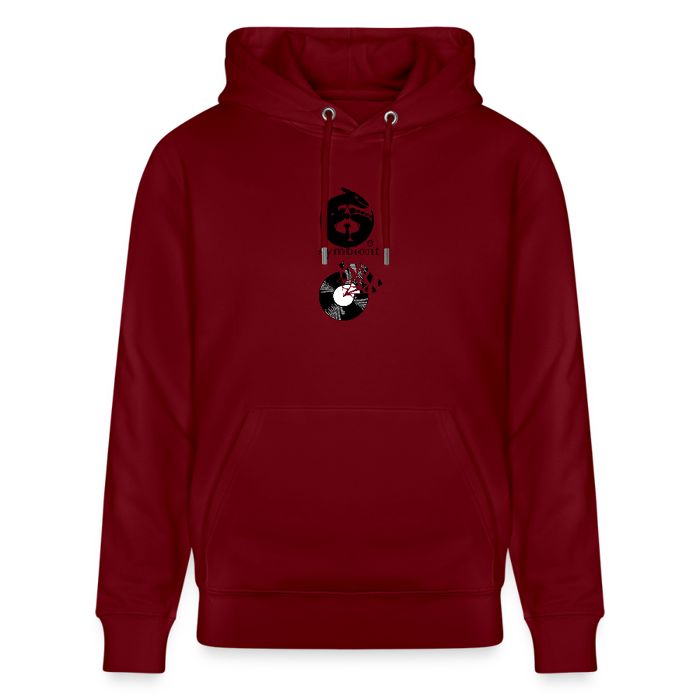 Dance - Organic Hoodie - burgundy