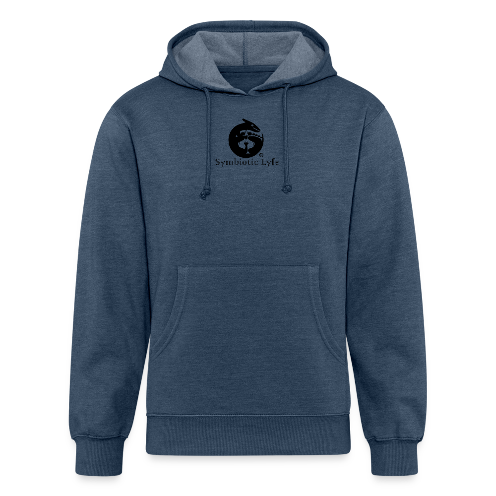 Evolve - Unisex Organic Hoodie - heather navy