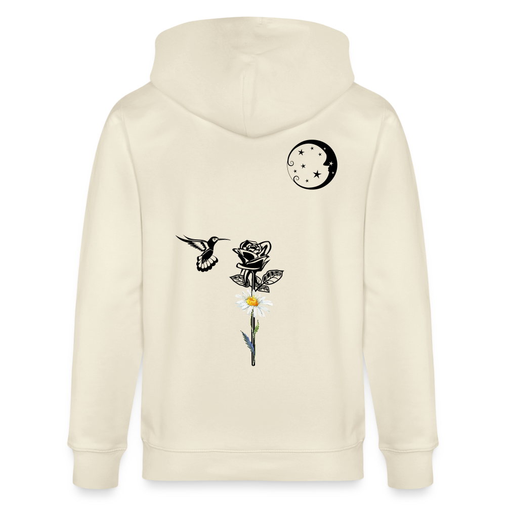 Daisy - Organic Zip Hoodie - natural raw