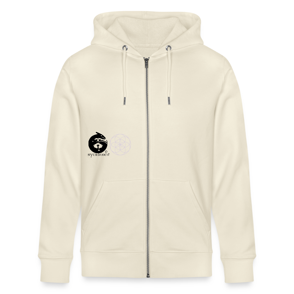Universe within - Organic Zip Hoodie - natural raw