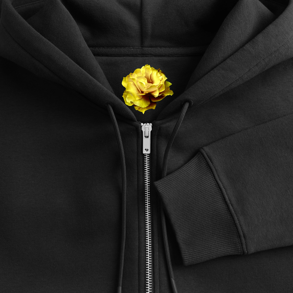 Capitalism : Organic Zip Hoodie - black