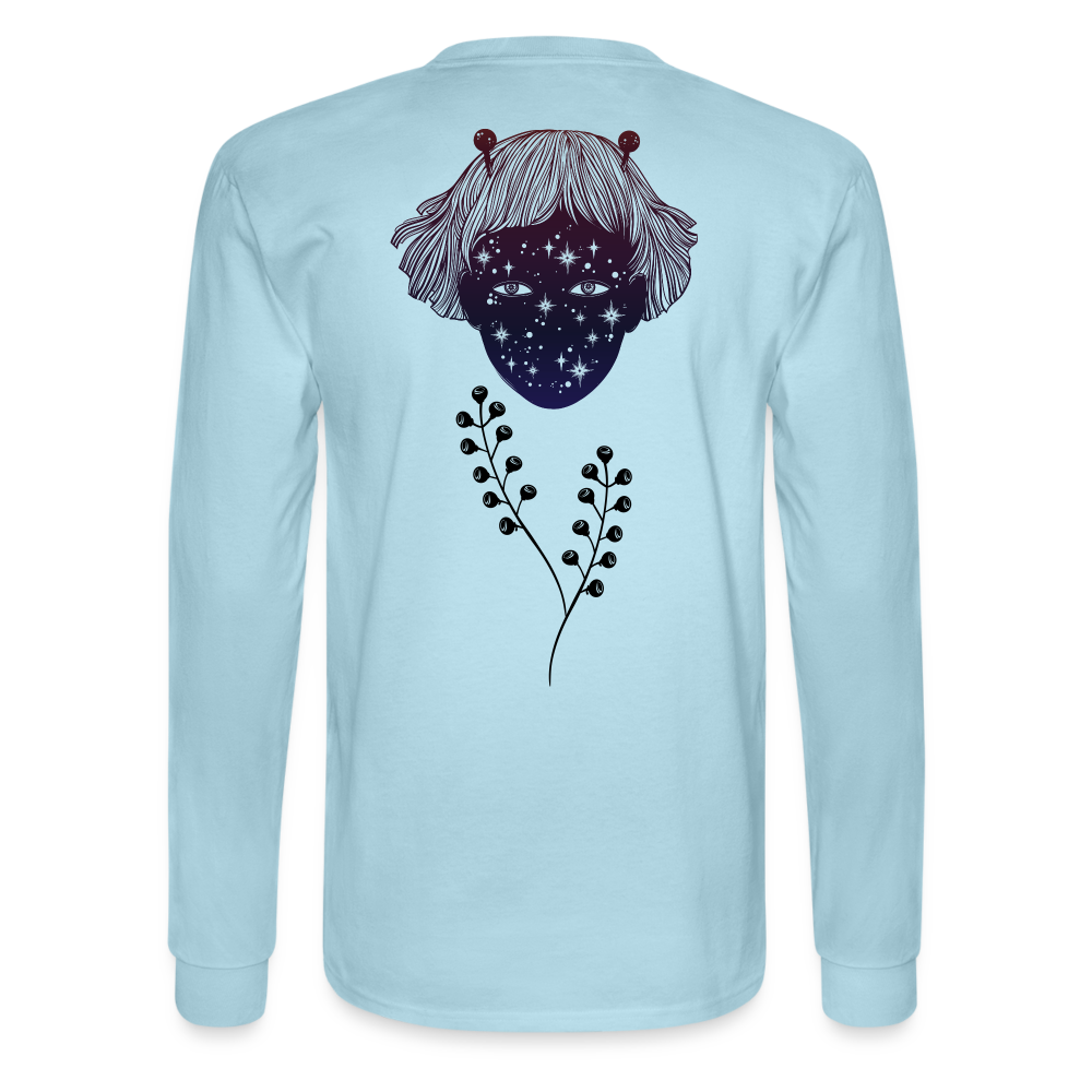 Universe within Long Sleeve T - powder blue